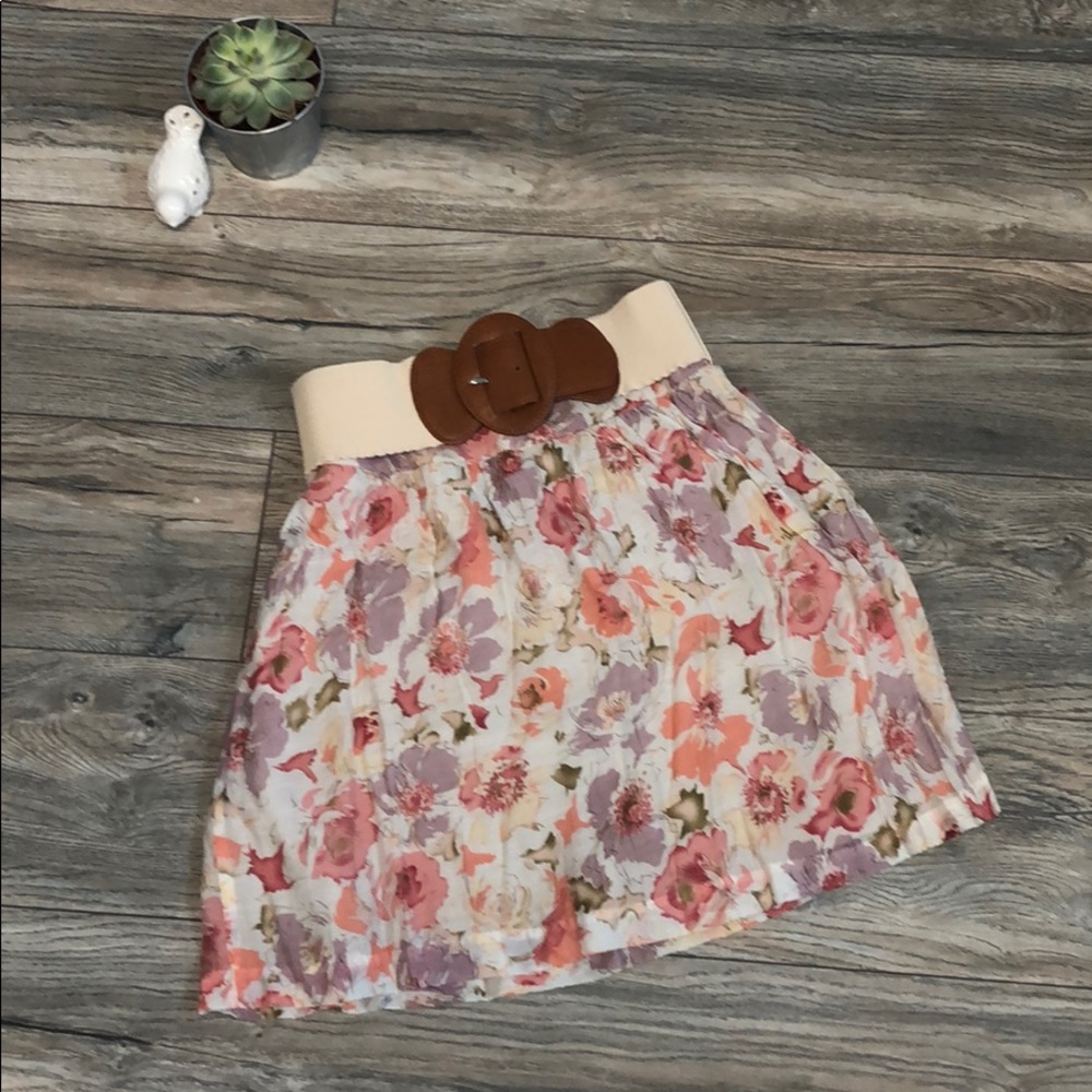 Floral skirt